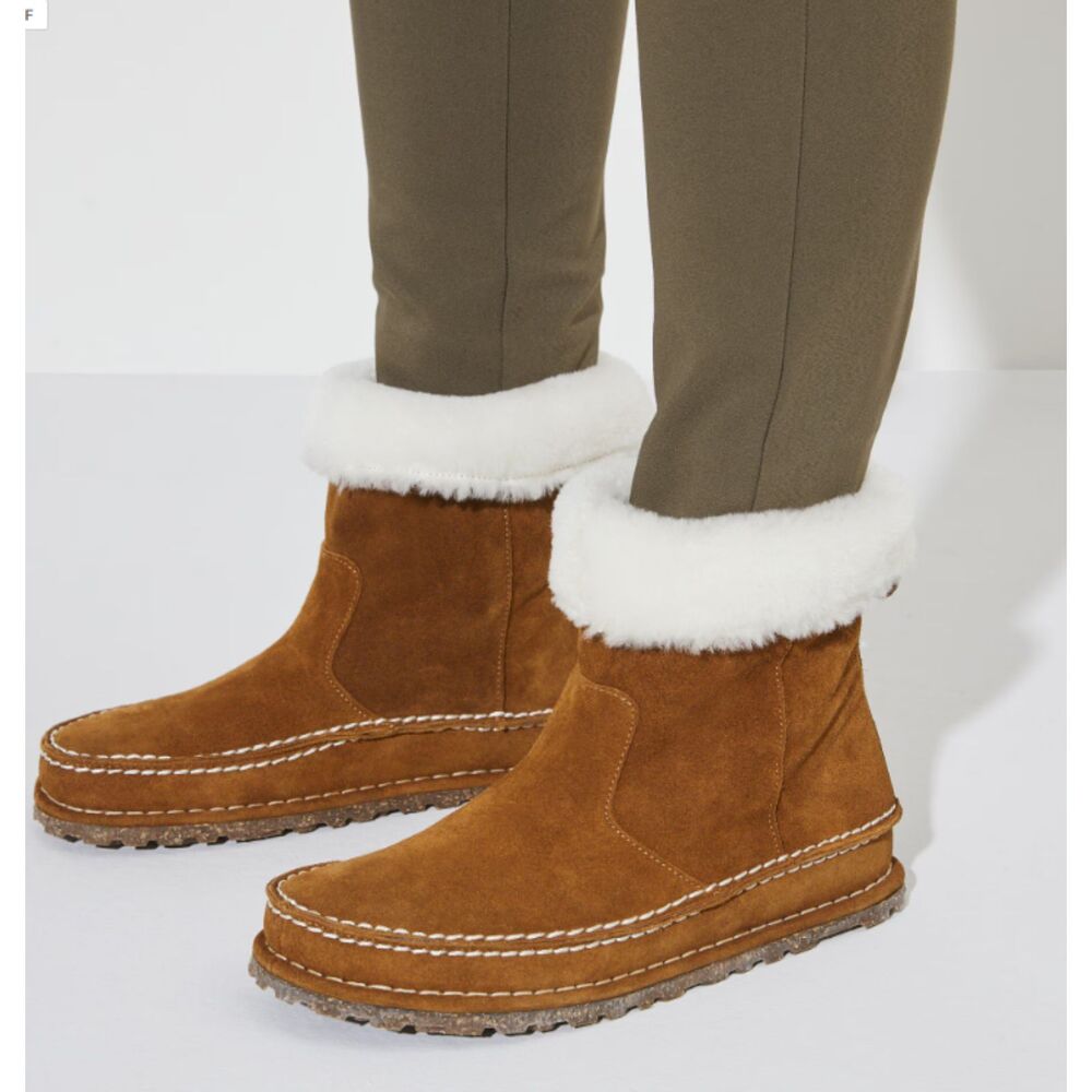 NWT Birkenstock Women Lahti Genuine Shearling Boot Sz 38 (7.5) Runs Small